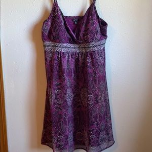 Purple summer dress